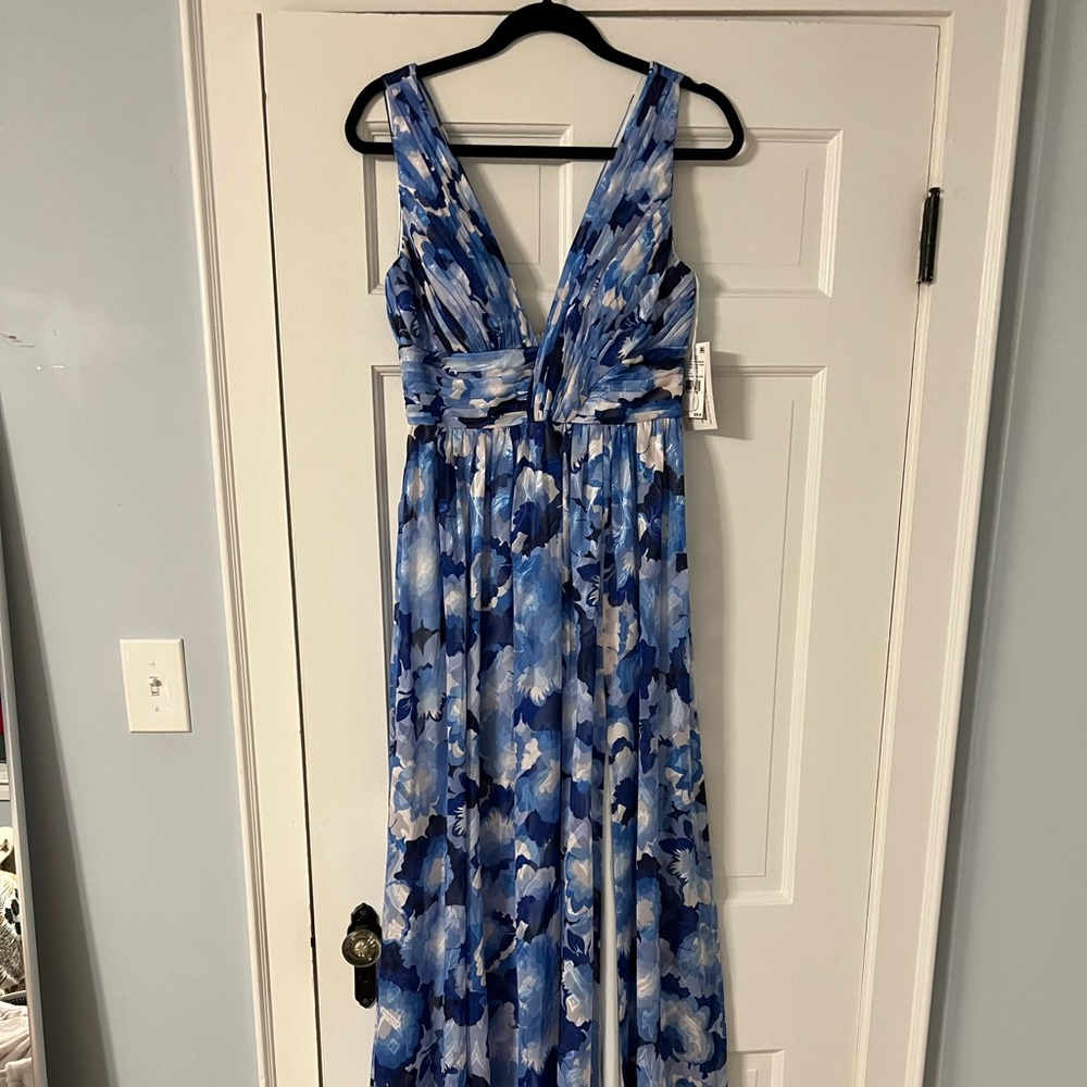 Aidan by Aidan Mattox floral gown